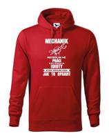 Pánská mikina pro mechaniky Nejtěžší na mé práci je - ideální dárek nejen k narozeninám