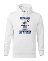 Pánská mikina pro mechaniky Nejtěžší na mé práci je - ideální dárek nejen k narozeninám