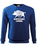 Pánská mikina pro myslivce Největší kanec v revíru