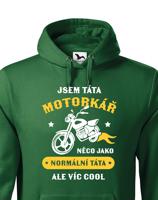 Pánská mikina pro tátu motorkáře - ideální dárek