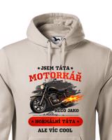 Pánská mikina pro tátu motorkáře - ideální dárek
