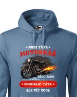 Pánská mikina pro tátu motorkáře - ideální dárek
