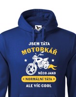 Pánská mikina pro tátu motorkáře - ideální dárek