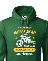 Pánská mikina pro tátu motorkáře - ideální dárek