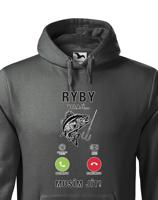 Pánská mikina Ryby volají