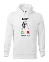 Pánská mikina Ryby volají