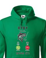 Pánská mikina Ryby volají