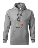 Pánská mikina Ryby volají