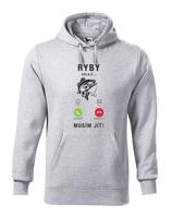 Pánská mikina Ryby volají