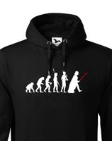 Pánská mikina s filmovým motivem evoluce Star Wars