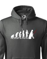 Pánská mikina s filmovým motivem evoluce Star Wars
