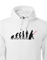 Pánská mikina s filmovým motivem evoluce Star Wars