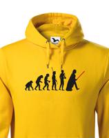 Pánská mikina s filmovým motivem evoluce Star Wars