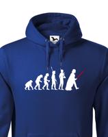 Pánská mikina s filmovým motivem evoluce Star Wars