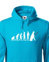 Pánská mikina s filmovým motivem evoluce Star Wars