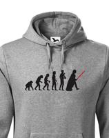 Pánská mikina s filmovým motivem evoluce Star Wars