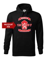 Pánska mikina s lvem a znakem ČSSR