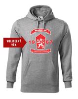 Pánska mikina s lvem a znakem ČSSR