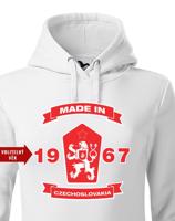 Pánska mikina s lvem a znakem ČSSR