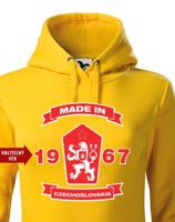 Pánska mikina s lvem a znakem ČSSR