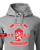 Pánska mikina s lvem a znakem ČSSR