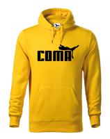 ★ Pánská mikina s oblíbeným motivem Coma - vtipná parodie na značku Puma