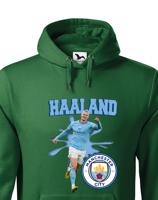 Pánská mikina s potiskem hráče Erling Braut Haaland - Manchester city - ideální pro fanoušky Haalanda