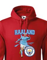 Pánská mikina s potiskem hráče Erling Braut Haaland - Manchester city - ideální pro fanoušky Haalanda