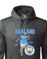 Pánská mikina s potiskem hráče Erling Braut Haaland - Manchester city - ideální pro fanoušky Haalanda