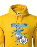 Pánská mikina s potiskem hráče Erling Braut Haaland - Manchester city - ideální pro fanoušky Haalanda