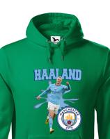 Pánská mikina s potiskem hráče Erling Braut Haaland - Manchester city - ideální pro fanoušky Haalanda