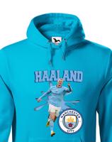 Pánská mikina s potiskem hráče Erling Braut Haaland - Manchester city - ideální pro fanoušky Haalanda