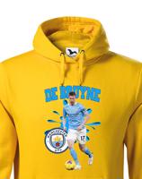 Pánská mikina s potiskem hráče Kevin De Bruyne - ideální pro fanoušky De Bruyneho