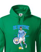 Pánská mikina s potiskem hráče Kevin De Bruyne - ideální pro fanoušky De Bruyneho