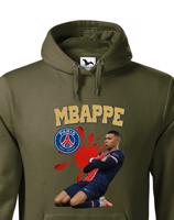 Pánská mikina s potiskem hráče Kylian Mbappé - ideální pro fanoušky Mbappeho