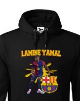 Pánská mikina s potiskem hráče Lamine Yamal - ideální pro fanoušky Yamala