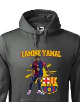 Pánská mikina s potiskem hráče Lamine Yamal - ideální pro fanoušky Yamala