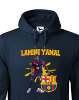 Pánská mikina s potiskem hráče Lamine Yamal - ideální pro fanoušky Yamala