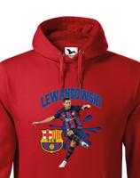 Pánská mikina s potiskem hráče Robert Lewandowski - ideální pro fanoušky Lewandowského