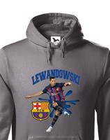 Pánská mikina s potiskem hráče Robert Lewandowski - ideální pro fanoušky Lewandowského
