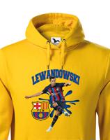 Pánská mikina s potiskem hráče Robert Lewandowski - ideální pro fanoušky Lewandowského