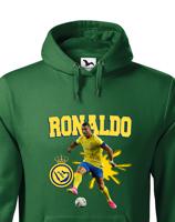 Pánská mikina s potiskem hráče Ronaldo - Al Nassr - ideální pro fanoušky Ronalda