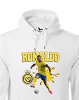 Pánská mikina s potiskem hráče Ronaldo - Al Nassr - ideální pro fanoušky Ronalda