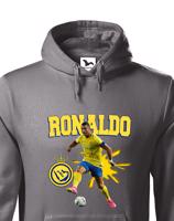 Pánská mikina s potiskem hráče Ronaldo - Al Nassr - ideální pro fanoušky Ronalda