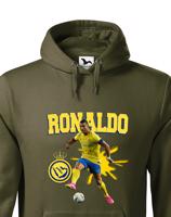 Pánská mikina s potiskem hráče Ronaldo - Al Nassr - ideální pro fanoušky Ronalda