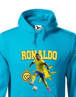Pánská mikina s potiskem hráče Ronaldo - Al Nassr - ideální pro fanoušky Ronalda