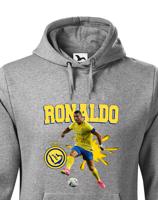 Pánská mikina s potiskem hráče Ronaldo - Al Nassr - ideální pro fanoušky Ronalda