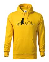 Pánská mikina s potiskem Irský vlkodav -  skvělý dárek pro milovníky psů