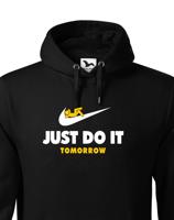 Pánská mikina s potiskem JUST DO IT TOMORROW - parodie na triko NIKE