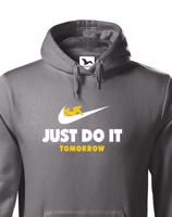 Pánská mikina s potiskem JUST DO IT TOMORROW - parodie na triko NIKE